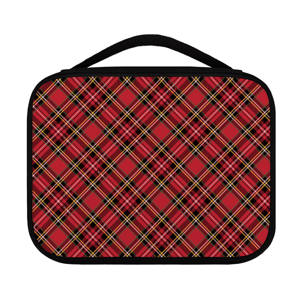 Red Stewart Tartan Pattern Print Classic Bible Case