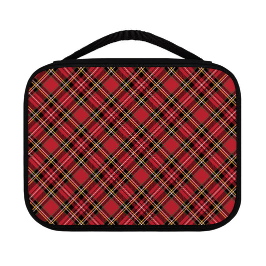Red Stewart Tartan Pattern Print Classic Bible Case