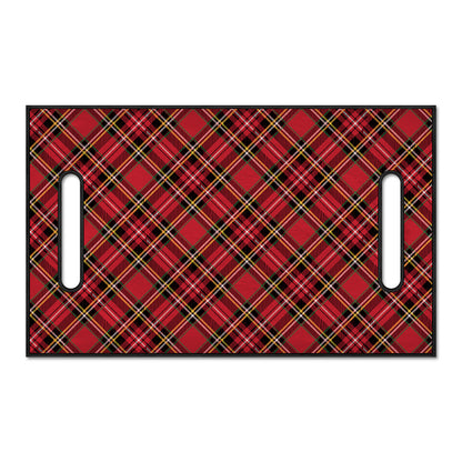 Red Stewart Tartan Pattern Print Golf Cart Seat Cover
