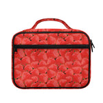 Red Strawberry Pattern Print Briefcase Bible Bag