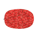 Red Strawberry Pattern Print Car Side Mirror Covers