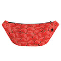 Red Strawberry Pattern Print Fanny Pack
