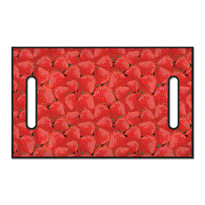 Red Strawberry Pattern Print Golf Cart Seat Cover