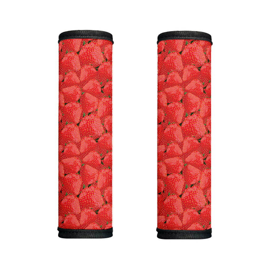Red Strawberry Pattern Print Handle Covers