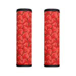 Red Strawberry Pattern Print Handle Covers