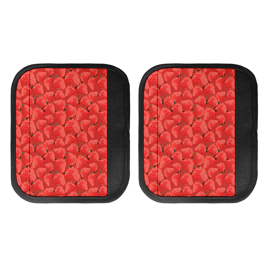 Red Strawberry Pattern Print Handle Covers