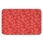 Red Strawberry Pattern Print Indoor Door Mat