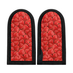 Red Strawberry Pattern Print Skillet Handle Cover