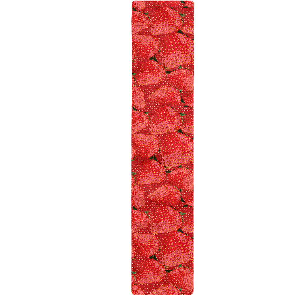 Red Strawberry Pattern Print Table Runner
