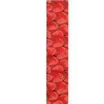 Red Strawberry Pattern Print Table Runner