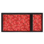 Red Strawberry Pattern Print Trifold Wallet