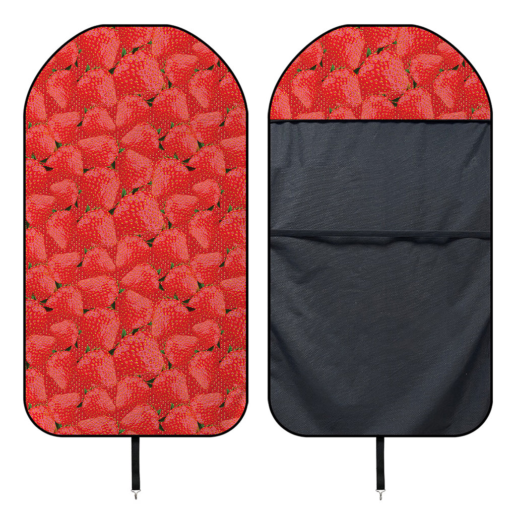 Red Strawberry Pattern Print Waterproof Car Seat Cover