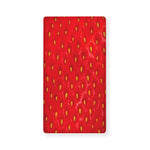 Red Strawberry Print Baby Crib Sheet