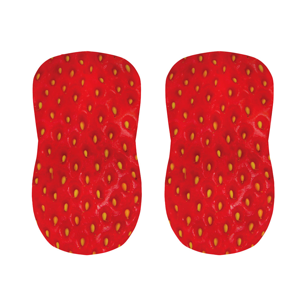 Red Strawberry Print Bar Stool Covers