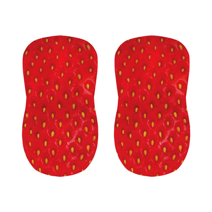 Red Strawberry Print Bar Stool Covers