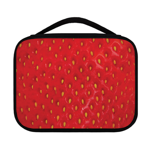 Red Strawberry Print Classic Bible Case