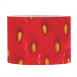 Red Strawberry Print Drum Lamp Shade
