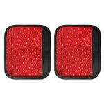 Red Strawberry Print Handle Covers
