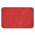 Red Strawberry Print Indoor Door Mat