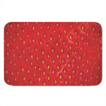 Red Strawberry Print Indoor Door Mat