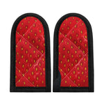 Red Strawberry Print Skillet Handle Cover