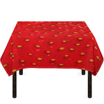 Red Strawberry Print Tablecloth