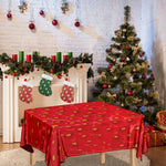 Red Strawberry Print Tablecloth