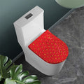 Red Strawberry Print Toilet Lid Cover