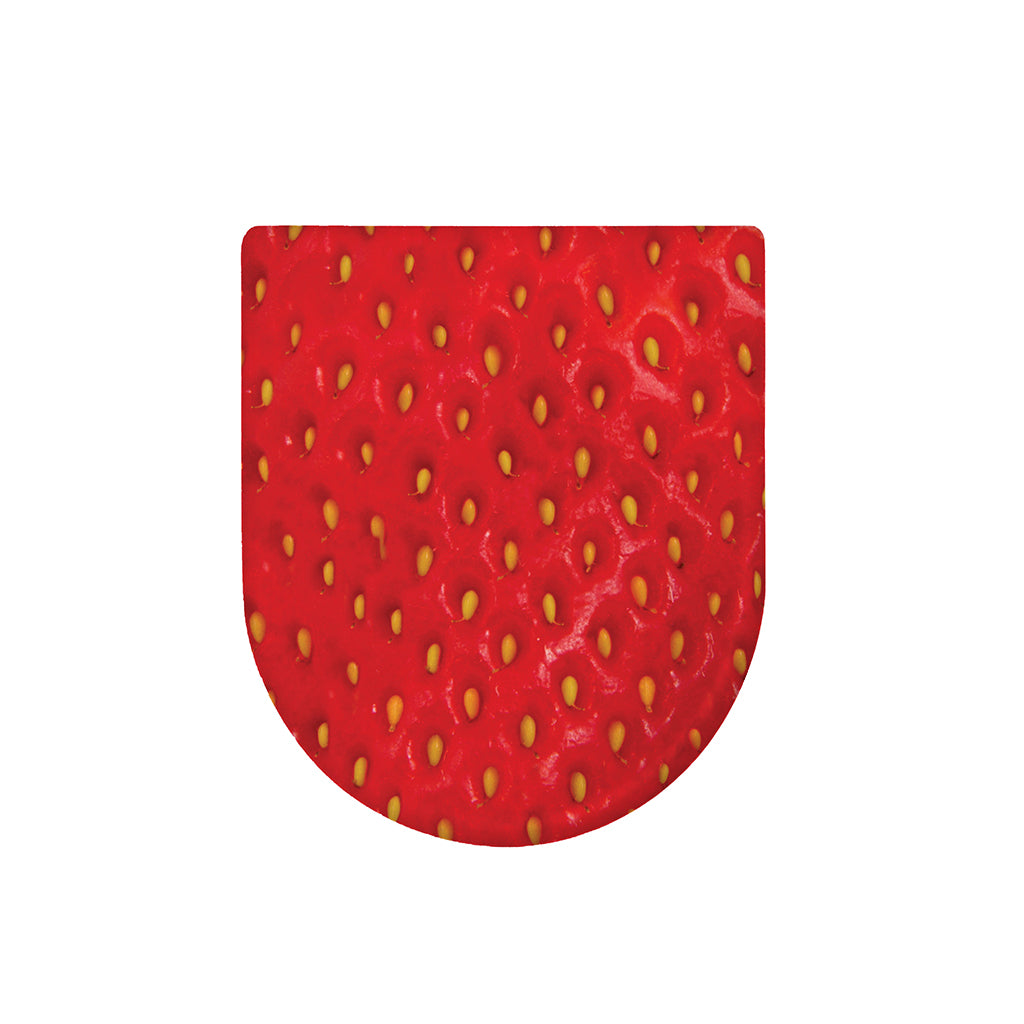 Red Strawberry Print Toilet Lid Cover