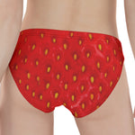 Red Strawberry Print Women's Panties
