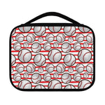 Red Striped Baseball Pattern Print Classic Bible Case