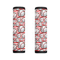 Red Striped Baseball Pattern Print Handle Covers