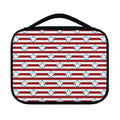 Red Striped USA Star Pattern Print Classic Bible Case
