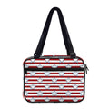 Red Striped USA Star Pattern Print Double Strap Bible Bag