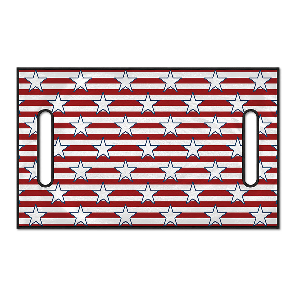 Red Striped USA Star Pattern Print Golf Cart Seat Cover