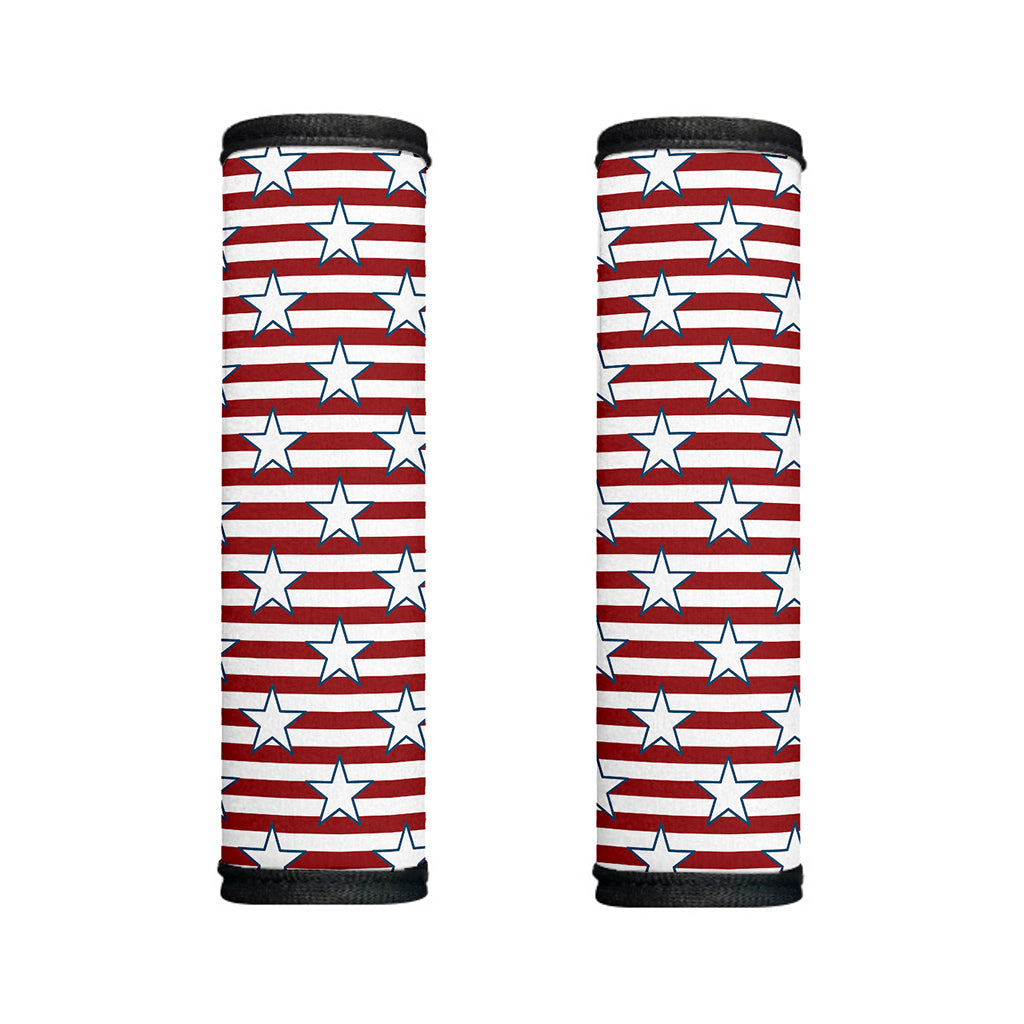 Red Striped USA Star Pattern Print Handle Covers