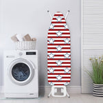 Red Striped USA Star Pattern Print Ironing Board Cover
