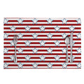 Red Striped USA Star Pattern Print Placemat