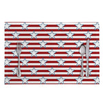 Red Striped USA Star Pattern Print Placemat