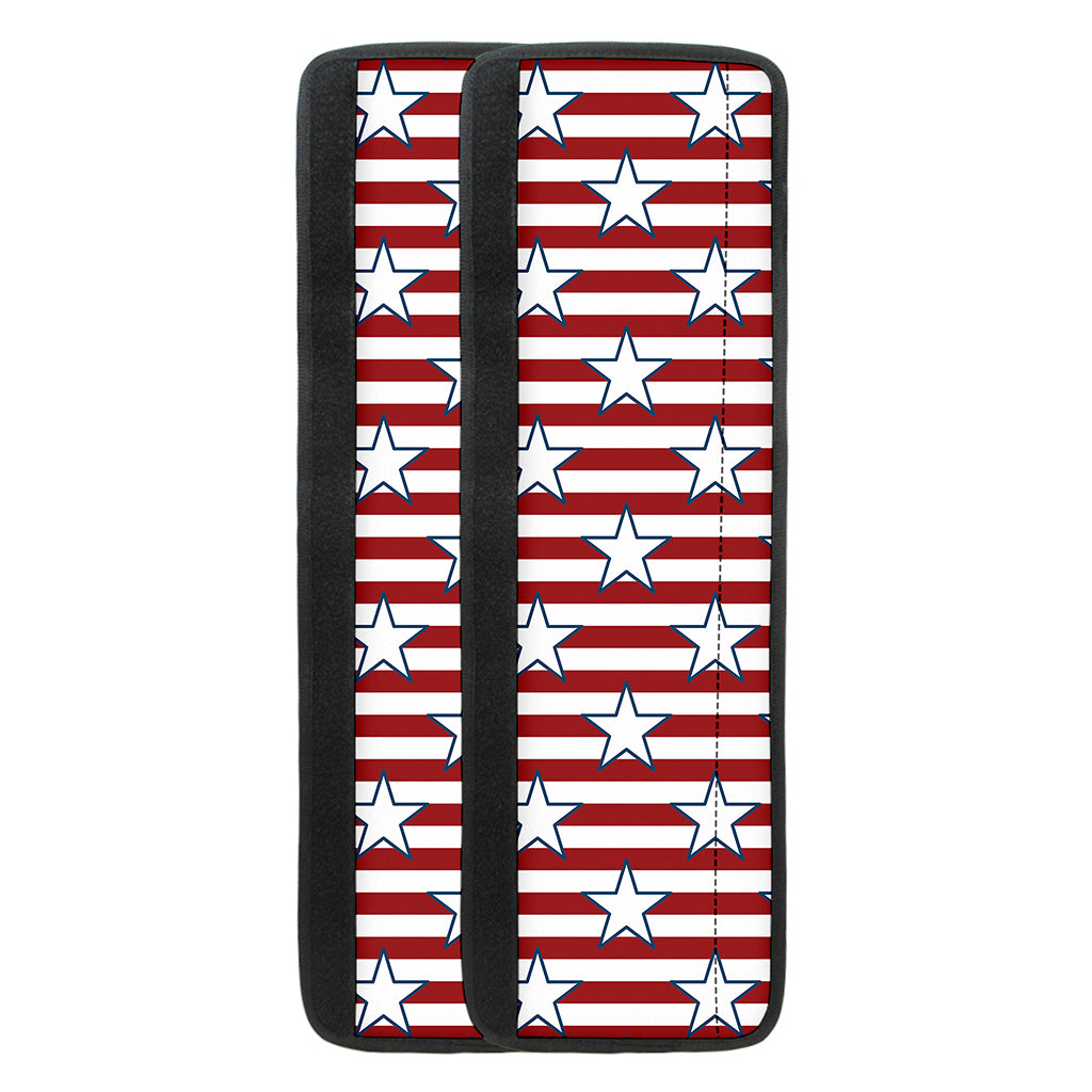 Red Striped USA Star Pattern Print Refrigerator Handle Covers