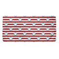 Red Striped USA Star Pattern Print Towel