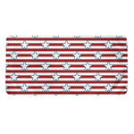 Red Striped USA Star Pattern Print Towel