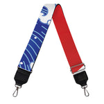 Red Sun Japanese Wave Print Bag Strap