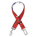Red Sun Japanese Wave Print Dog Seat Belt