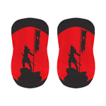 Red Sun Samurai Print Bar Stool Covers