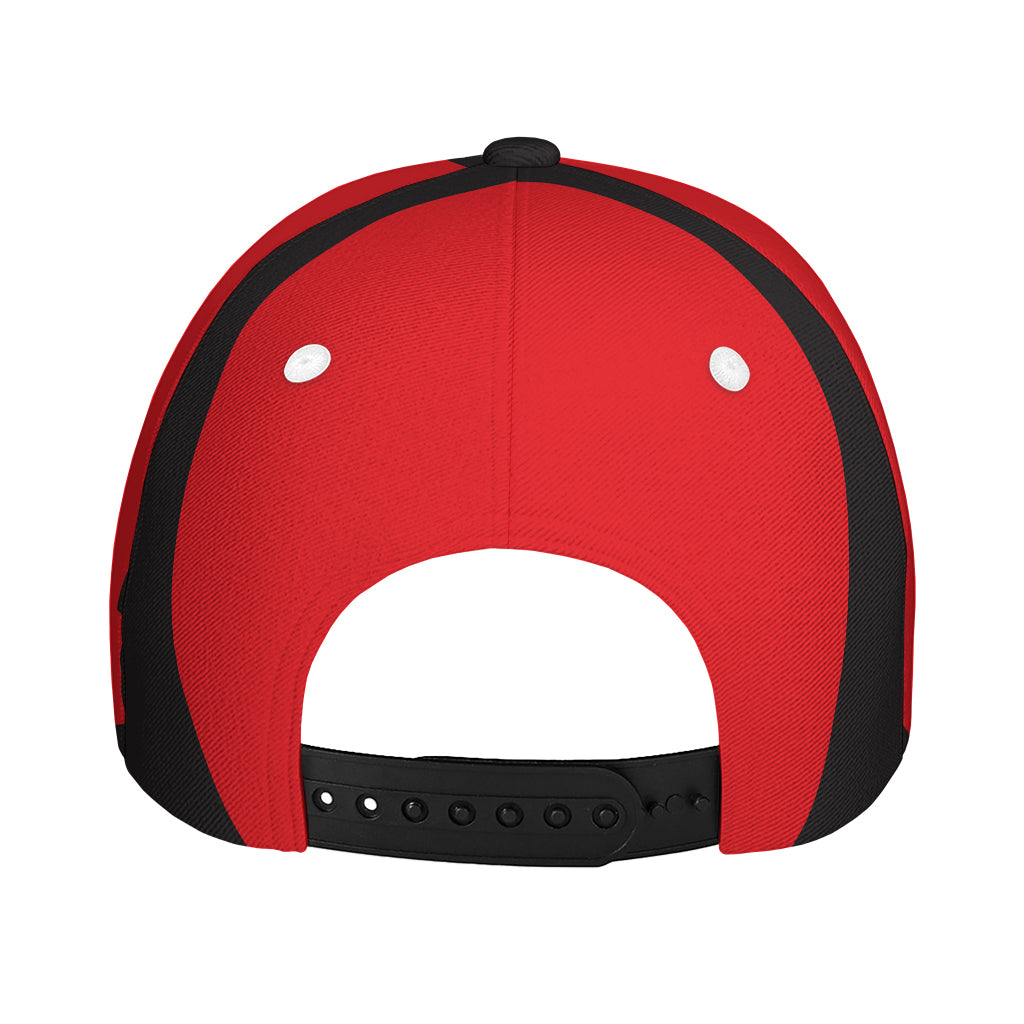 Red Sun Samurai Print Baseball Cap