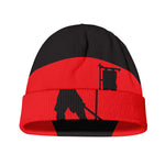 Red Sun Samurai Print Beanie