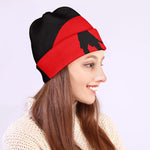 Red Sun Samurai Print Beanie