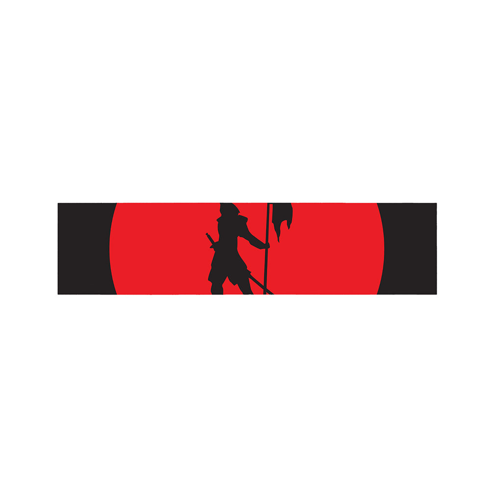 Red Sun Samurai Print Bed Runner