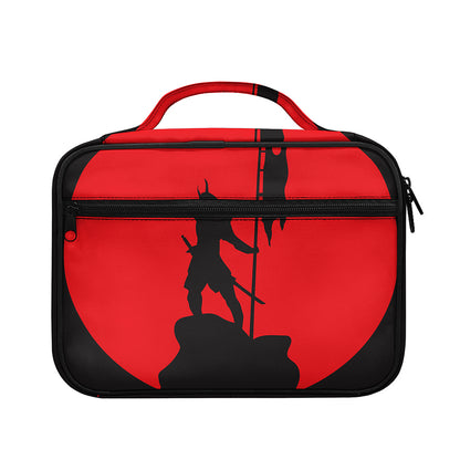 Red Sun Samurai Print Briefcase Bible Bag